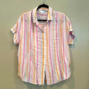 Time and Tru Button Down